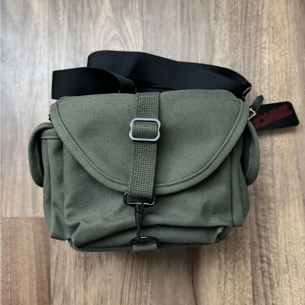Domke F-8 F8 Small Shoulder Bag - Olive Green Canvas - Made In USA 🇺🇸